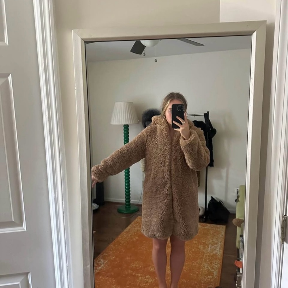 Cozy Brown Faux Fur Coat